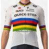 Cykeltrøje 2022 Quick-Step Alpha Vinyl Verdens Mesterskab Flerfarvet Hvid